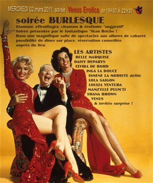 Affiche de Dîner spectacle Vénus Erotica
