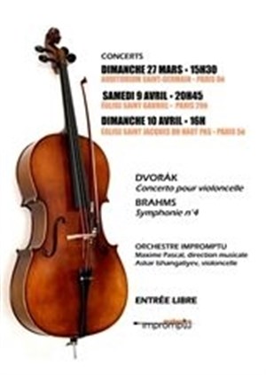 Affiche de Orchestre Impromptu - Brahms, Dvorak