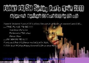 Affiche de Funky Fresh Spring Party Tour