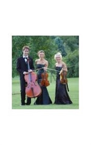 Affiche de L'Elixir trio et Karine Sélo au piano - Mozart, Monnet, Brahms - Concert Jeunes Talents