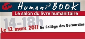 Affiche de 2ème édition d'Humani'BOOK, le salon du livre humanitaire