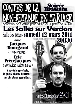 Affiche de Soirée Brassens