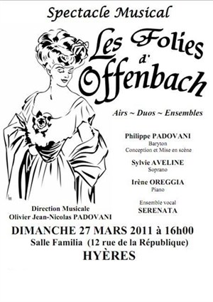 Affiche de Les Folies d'Offenbach