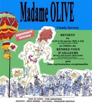 Affiche de Claudy Sarrouy dans Madame OLive Assistante sociale