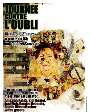 Affiche de La journée contre l'oubli