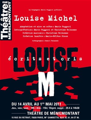 Affiche de Louise Michel, écrits et cris