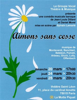Affiche de Aimons sans cesse