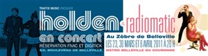 Affiche de Holden + Radiomatic ( Pascal Parisot)