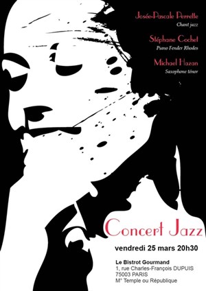 Affiche de Dîner concert Jazz