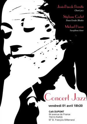 Affiche de Apéro et Dîner concert Jazz