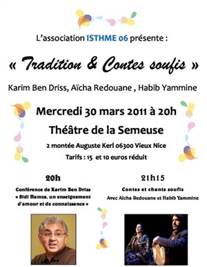 Affiche de Tradition  et contes soufis