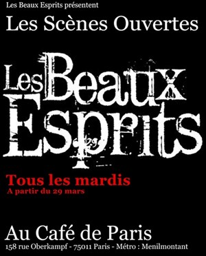 Affiche de Les Scènes Ouvertes des Beaux Esprits