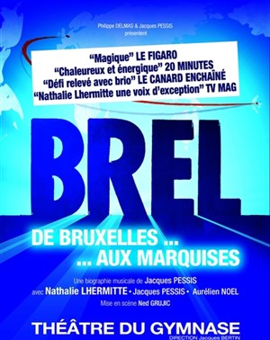 Affiche de Brel, de Bruxelles aux Marquises