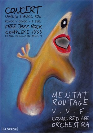 Affiche de Concert expérimental Jazz-rock