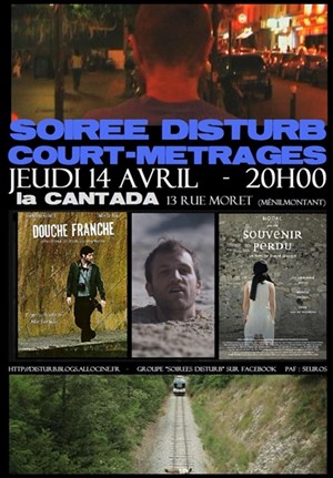 Affiche de Soirée disturb court-métrages | Avril 2011