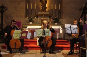 Affiche de Telemann: l'oeuvre de viole