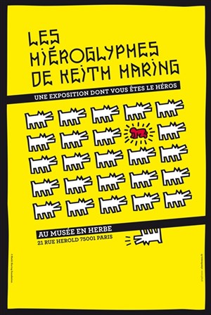 Affiche de Les Hiéroglyphes de Keith Haring : visites adultes