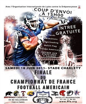 Affiche de XVIIème Casque de Diamant - Finale du Championnat de France de Football Américain
