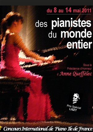 Affiche de 13ème concours international de piano