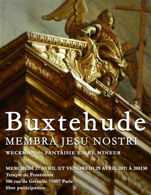 Affiche de Buxtehude - Membra Jesu Nostri