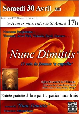 Affiche de Ensemble Nunc Dimittis