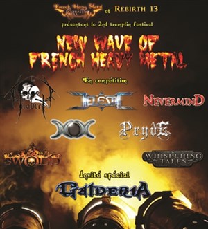 Affiche de 2nd tremplin-festival New Wave Of French Heavy Metal