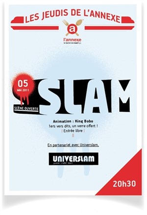 Affiche de Scène ouverte de Slam !