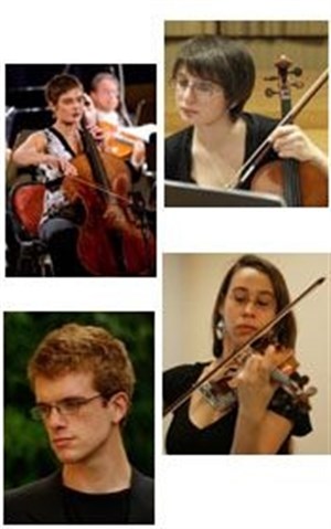 Affiche de Rachel Givelet, Hélène Desaint, Claire-Lise Demettre, Pierre Chalmeau - Concert Jeunes Talents