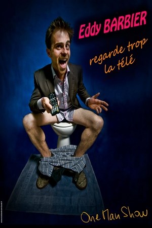 Affiche de Eddy barbier dans Eddy barbier regarde trop la télé