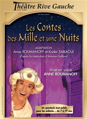 Affiche de Les contes des mille et une nuits | Théâtre Rive Gauche