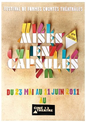 Affiche de Festival Mises en Capsules | 5ème édition
