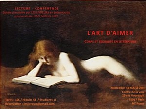 Affiche de L'art d'aimer - corps et sexualité en littérature