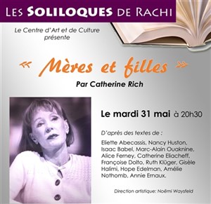Affiche de Solliloque de Rachi : Catherine Rich à l'honneur