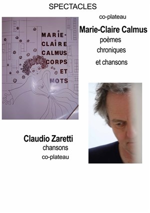 Affiche de Co-plateau Claudio Zaretti/Marie-Claire Calmus