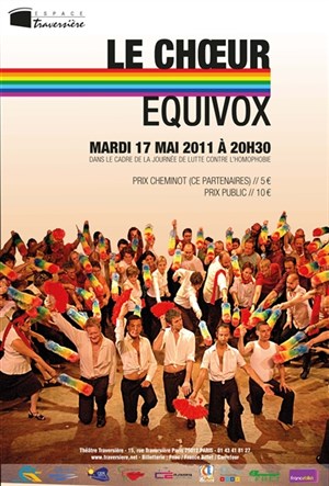 Affiche de Soirée spéciale contre l'homophobie avec le Choeur Equivox