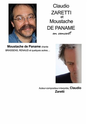 Affiche de Claudio Zaretti / Moustache de Paname