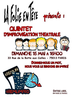 Affiche de Cabaret d'Improvisation Kremlimpro