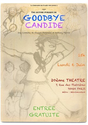 Affiche de Lecture publique Goodbye Candide