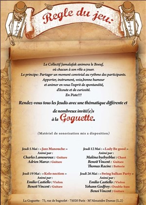 Affiche de Jam session / Collectif Jamalafak