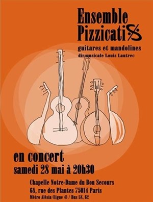 Affiche de Pizzicatis : Mandolines et Guitares
