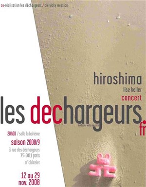 Affiche de Hiroshima - Lise Keller en concert