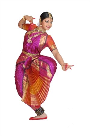 Affiche de Récital de danse Bharata Natyam, avec musiciens