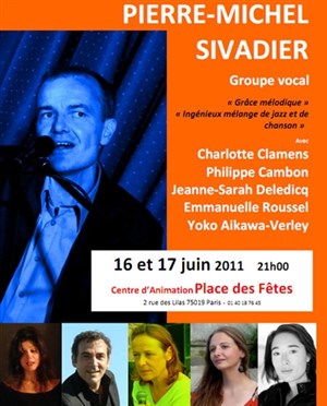 Affiche de Chansons poétiques et groupe vocal