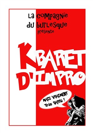 Affiche de Kabaret d'impro du Burlesque