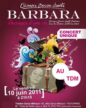Affiche de Barbara, paysages d'une vie