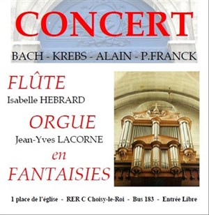 Affiche de Concert Flûte et Orgue