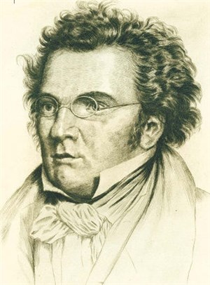 Affiche de Schubert, esquisse d'un portrait