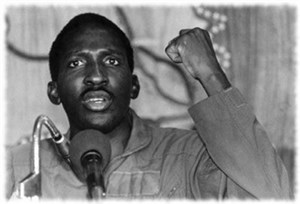 Affiche de Carlos Ouédraogo : Thomas Sankara : la lutte en marche