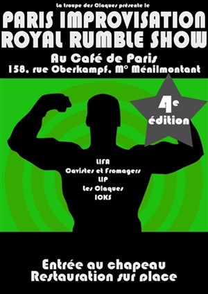 Affiche de Paris Improvisation Royal Rumble Show - 4e édition