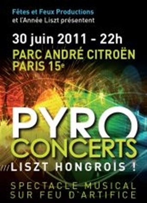 Affiche de Pyroconcert – Liszt hongrois